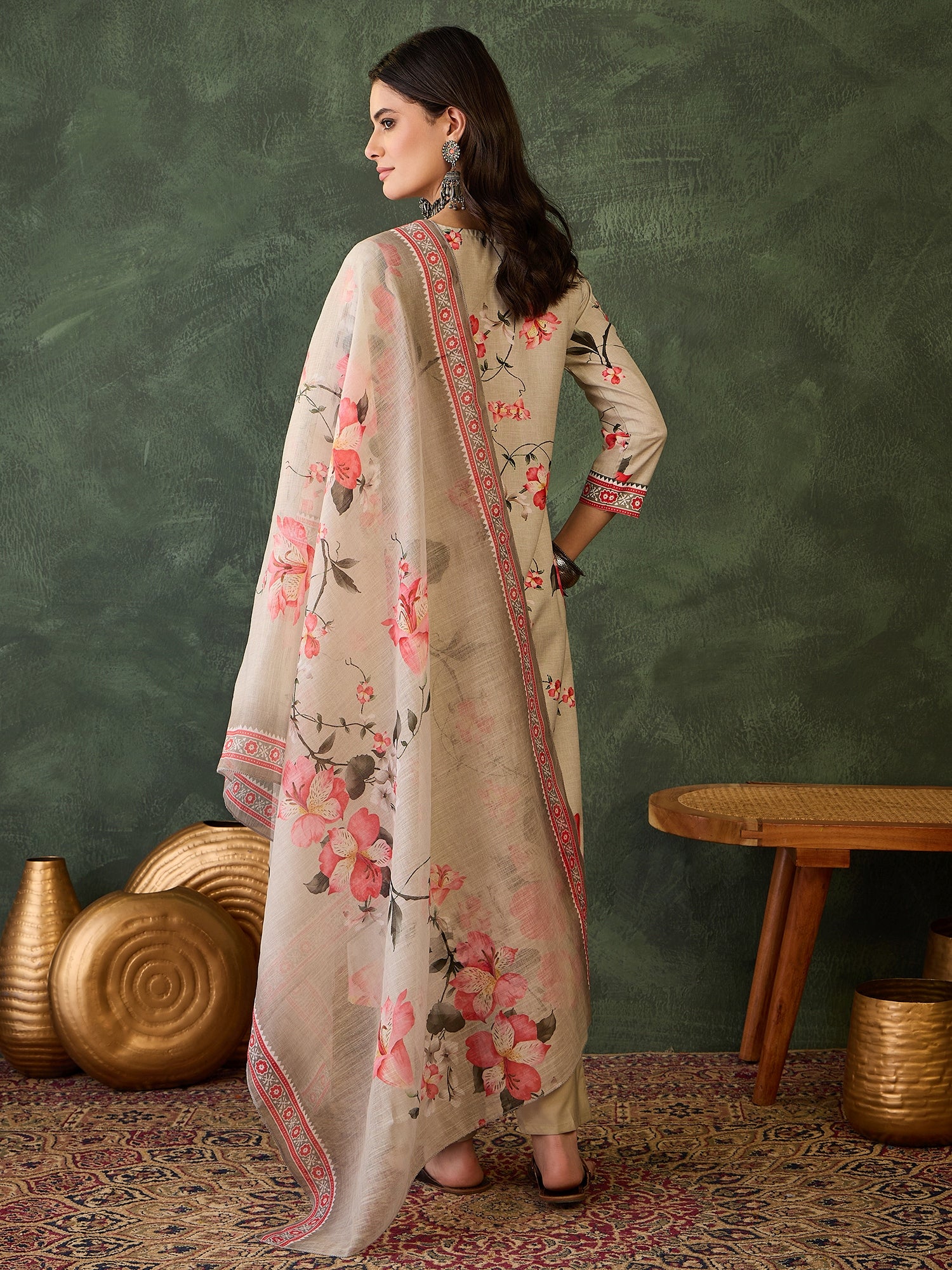 Blush Bloom Floral Printed Kurta Pant