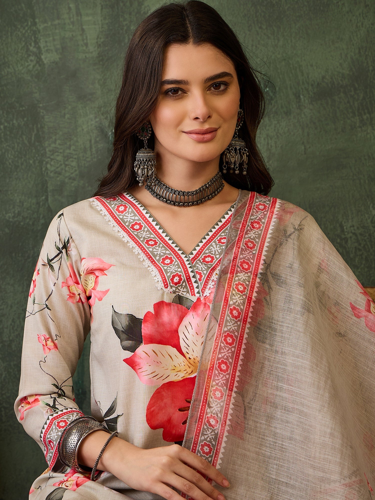 Blush Bloom Floral Printed Kurta Pant