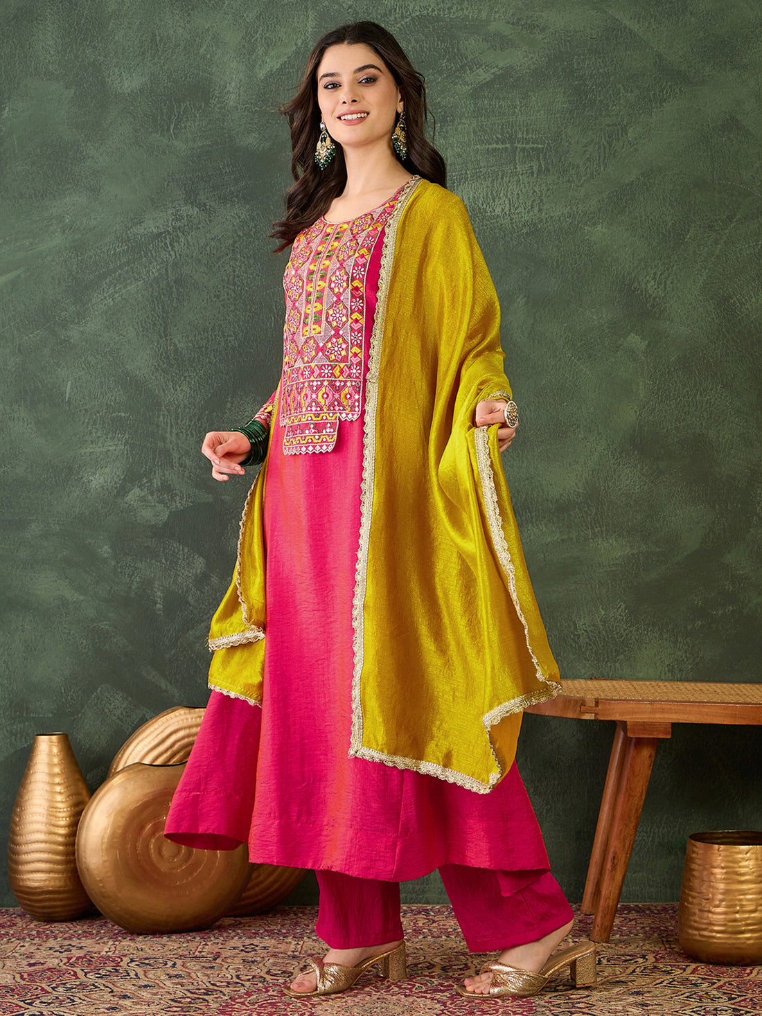 Gajri Embroidered Suit Sets