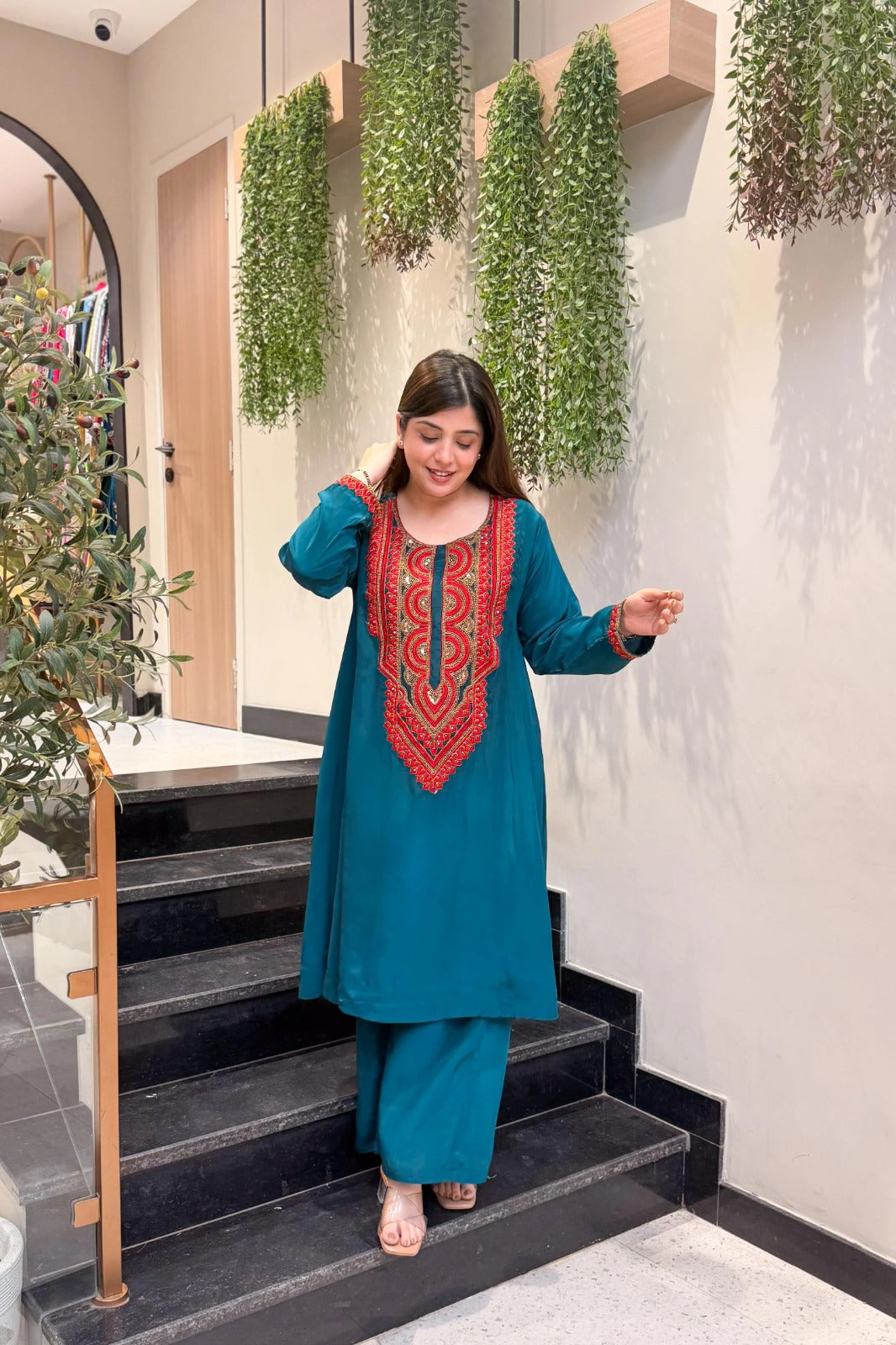 Rama Embroidered Co-Ord Set