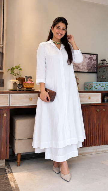 White Aura Festival Kurta Set